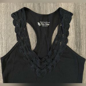 Victoria’s Secret Black Lace Racerback Tank
